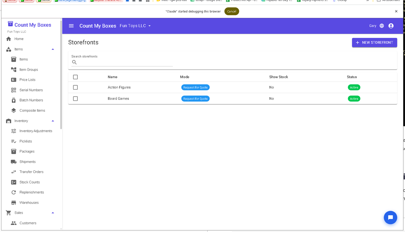 Customers place their own orders through their private storefront, at their own prices.